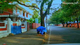 Bengaluru during Covid19 lockdown  Bangalore lockdown video  Empty roads and street [upl. by Berlauda]