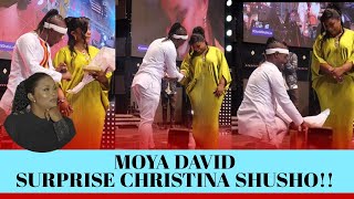 Moya David Proposes To Christina Shusho During Churchill Crossover Show 20232024 Mi Amor❤️❤️ [upl. by Izmar]