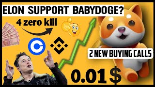 Elon Musk Maybe Buying Baby Dogecoin 🥳🔥 BabyDoge Future 🔥 Today Crypto News [upl. by Qifar124]