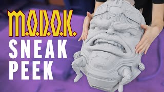 MODOK Statue Sneak Peak 👀  Sideshow Con 2024 [upl. by Holna851]