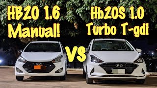 HB20 TGDI 10 TURBO vs HB20 16 MANUAL BRIGA DE FAMÍLIA FORAM PRA PISTA RESOLVER [upl. by Warenne]