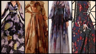 Demanding outstanding gorgeous Outclass Floral printed skater frocks outfits dresses design ideas [upl. by Araed967]