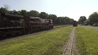 Pennsylvania Heritage Unit Leader on NS 62V at Phillipsburg NJ 72624 [upl. by Orelle]