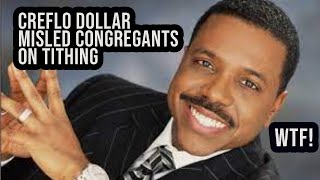 CREFLO DOLLAR MISLED CONGREGANTS ON TITHING [upl. by Stochmal]