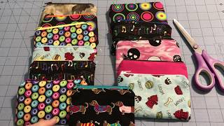 How I make zippered coin purses [upl. by Reiter]