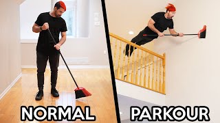 Parkour VS Normal People In Real Life [upl. by Hyacinthie]