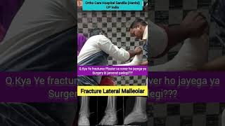 Fracture Olecranon and Malleolar doctor orthopedic mbbsdoctor viralvideo viralposts viralshort [upl. by Aissela]