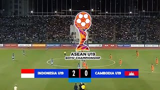 🔴 LIVE SCTV INDONESIA U19 VS KAMBOJA PIALA AFF 2024  Live Asean Cup 2024 Malam Ini [upl. by Trimble]