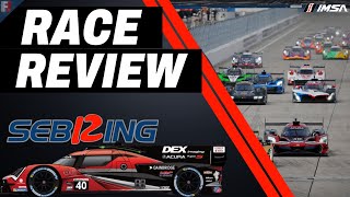 12 Hours of Sebring 2024 Race Review [upl. by Oiragelo]