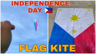 GUMAWA AKO NG FLAG KITE NA SARANGGOLA PARA SA INDEPENDENCE DAY 😍 [upl. by Eustatius994]