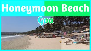 Honeymoon Beach  Goa  Goapedia [upl. by Arikahs]