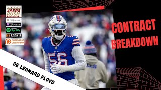 49ers DE Leonard Floyd signing broken down with PFF stats [upl. by Kcin339]