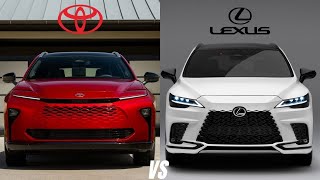 2025 Toyota Crown Signia vs Lexus RX 350 Battle of Luxury SUVs [upl. by Ahsemo]