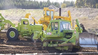 Terex and Euclid Earthmovers Working With a Caterpillar CAT D10 Bulldozer at Wheels at Wanaka 2023 [upl. by Thadeus]