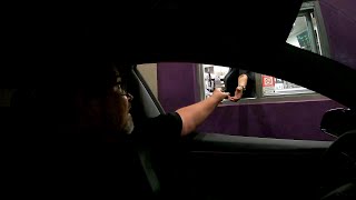 Cantina Chicken Soft Taco Taco Bell Drive Thru Gila Bend Arizona 29 July 2024 NGH12834 [upl. by Esilrac164]