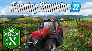 Farming Simulator 22 Xbox Series X Gameplay Optimized Xbox Game Pass [upl. by Tesil]