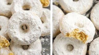 1 NET CARB Keto Donuts  Powdered Sugar Low Carb Donuts  Perfect FOR A KETO BREAKFAST or DESSERT [upl. by Meingolda]