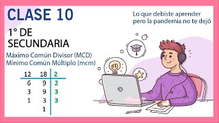 🔴 Clase 10  Curso 1° Secundaria ✅ Máximo Común Divisor MCD y Mínimo Común Múltiplo mcm [upl. by Everett97]