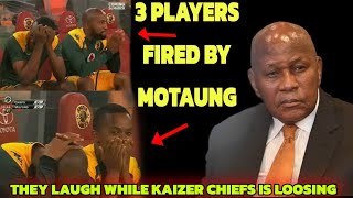 KAIZER CHIEFS FIRED 3 PLAYERS AFTER LAUGHING WHILE CHIEFS LOST AGAINST MILFORD [upl. by Kamin]