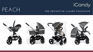 iCandy Peach Pushchair Store Demo  Direct2Mum [upl. by Hobart]