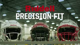 Riddell PrecisionFit Custom Fitting Helmet for the Individual Player [upl. by Semyaj]