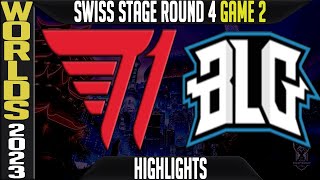 T1 vs BLG Highlights Game 2  S13 Worlds 2023 Swiss Stage Day 8 Round 4  T1 vs Bilibili Gaming G2 [upl. by Tsew]