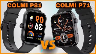 Smartwatch Colmi P81 Vs P71  Qual o Melhor Comparativo [upl. by Eleonora]