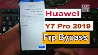 Huawei Y7 Pro 2019 Frp Bypass Tip without PC [upl. by Ilarrold912]