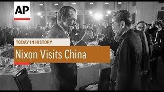 Nixon Visits China  1972  Today In History  21 Feb 18 [upl. by Parris]