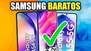 Los 5 MEJORES celulares SAMSUNG Gama Media BARATOS en 2024 [upl. by Aivitnahs]