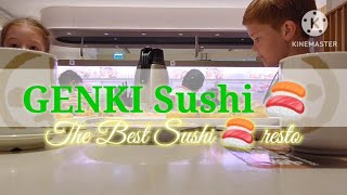 GENKI SUSHI 🍣 DPARK TSUEN WAN [upl. by Nilatak]