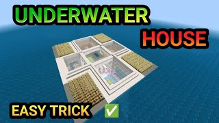 Minecraft How To Build an Underwater House minecraft [upl. by Ivers]