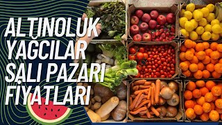 Altınoluk Yağcılar Salı Pazarı Fiyatları  Edremit  Balıkesir [upl. by Cychosz82]