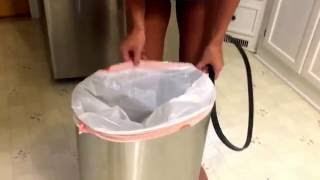 13 Gallons Stainless Steel Motion Sensor Trash Can by Ariel [upl. by Betteann]