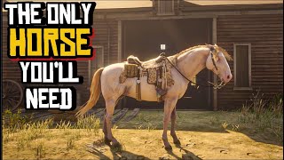 RDR2  Rare Perlino Andalusian  Brave War Horse Adventures Valor and Loyalty [upl. by Trevor]