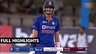 India vs West Indies 2nd ODI Match Highlights 2022 • IND vs WI Highlights • Today Match Highlights [upl. by Arnaud385]