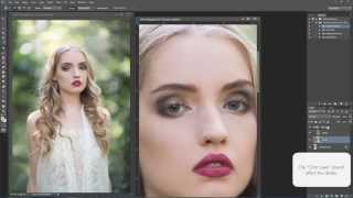 FashionActions  Skin Retouching Photoshop Tutorial [upl. by Angid]