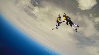 High altitude acrobatic skydiving FULL RUN  Red Bull Skycombo [upl. by Lina121]