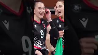 Yulia Gerasimova dance 💃With little fans funny movement😝volleyball [upl. by Jesus958]