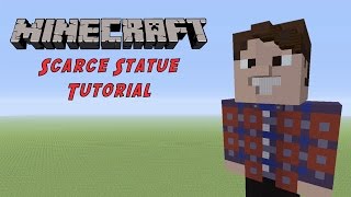 Minecraft Tutorial Scarce John Scarce Statue [upl. by Nitsrik916]