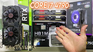 intel Core i7 4790 Biostar H81M H V3 CORSAIR VENGEANCE ASUS GTX970 Strix Gaming PC Build Benchmark [upl. by Wilie]