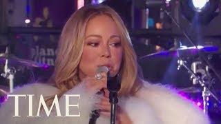 Mariah Careys New Years Eve Tea Disaster Is The Hottest Meme Of 2018 So Far  TIME [upl. by Yenhpad]