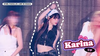 FANCAM 240727 Aespa 에스파 Karina 카리나 SYNK PARALLEL LINE  UP 직캠 [upl. by Hait808]