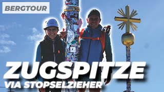 IN 3 STUNDEN ZUM GIPFEL Überschreitung der Zugspitze 2962m via Stopselzieher  Gatterl [upl. by Ahrat]