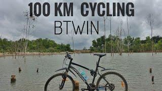 100KM Cycling  BTWIN Rockrider 340 GoPro Hero 4 SoloAdventureSoul  Bengaluru  Thally [upl. by Ylrebmit]