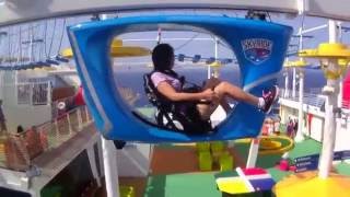 Carnival Vista Sky Ride SkyRide best attraction on the high sea [upl. by Sakhuja312]