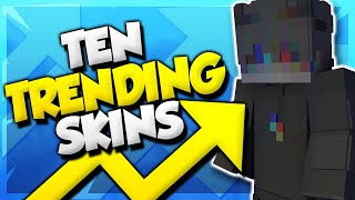 10 Trending Minecraft Skins [upl. by Dunning]