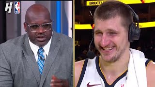 Nikola Jokic Joins Inside the NBA talks INSANE GAMEWINNER vs Warriors [upl. by Rachael]