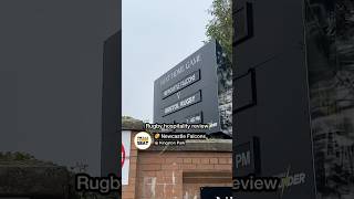 Checking out Newcastle Falcons hospitality inside ‘Street Eats’ 🏉 [upl. by Arzed]