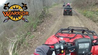 Hatfield McCoy Warrior Trail 32 to 29 Yamaha Kodiak 700 Polaris Sportsman  Honda Rancher ATVs [upl. by Naehs]